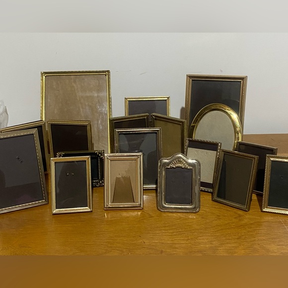 Other - Vintage Gold and Bronze Picture Frames Set